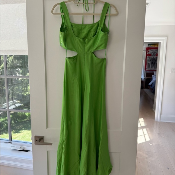 Cult Gaia Vibrant Green Backless Dress - Picture 4 of 5